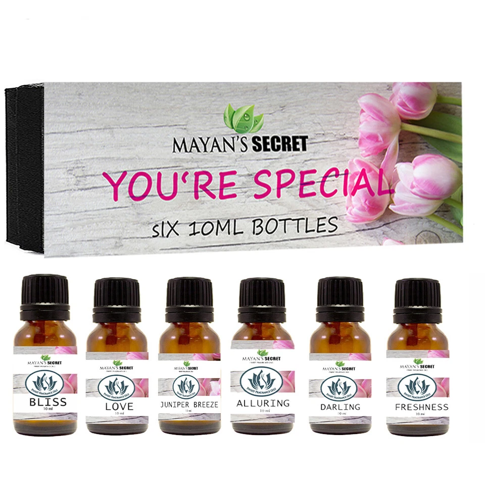 MAYAN'S SECRET Premium Grade Fragrance Oil- You're Special- Gift Set 6/10ml