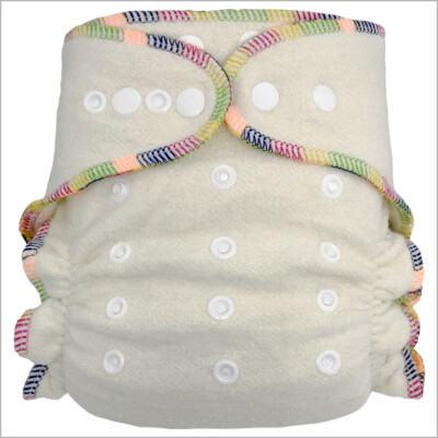 ECOABLE Baby Hemp Night Fitted Cloth Diaper, One Size