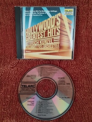 Hollywoods Greatest Hits Vol 1: Erich Kunzel (CD 1987) Cincinnati Pops Orchestra