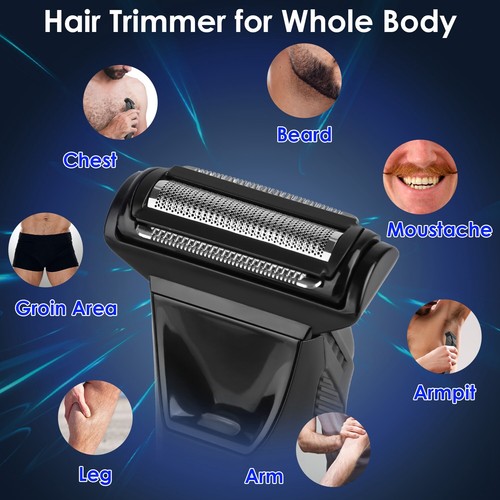 2 In 1 Electric Body Trimmer for Men Cordless Beard Groin Ball Waterproof Razor - Picture 16 of 17