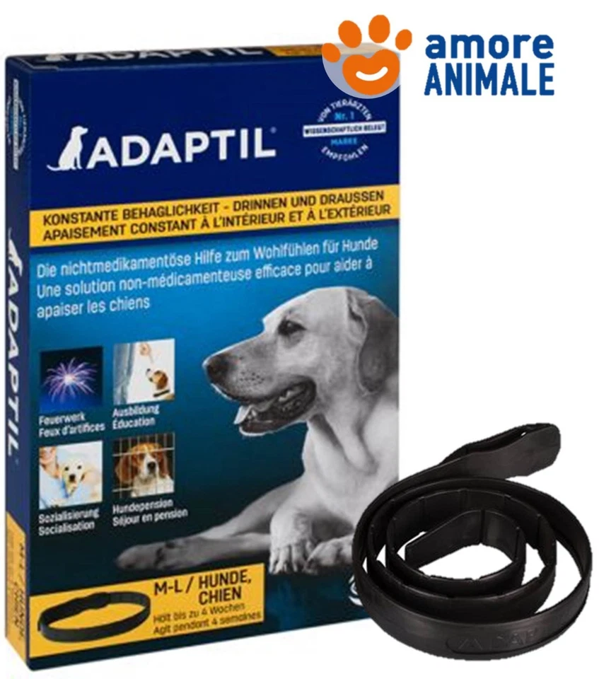 Ceva Adaptil COLLARE Regolabile x Cani Taglia Medio/Grande Calmante ai Feromoni