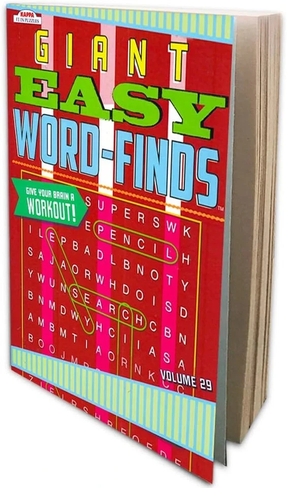 Word Find Puzzle Books for Adults Seniors - Set of 4 Jumbo Word Search Books wit - Image 3 of 4