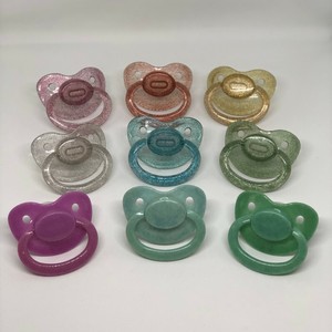 Glitter-Adult-Sized-Pacifier-Soother-Oral-Fixation-Little-Space-Age-Regression