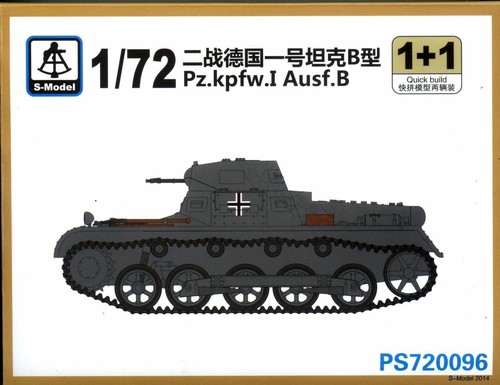 S-Model 1/72 #PS720096 Pz.Kpfw.I Ausf.B