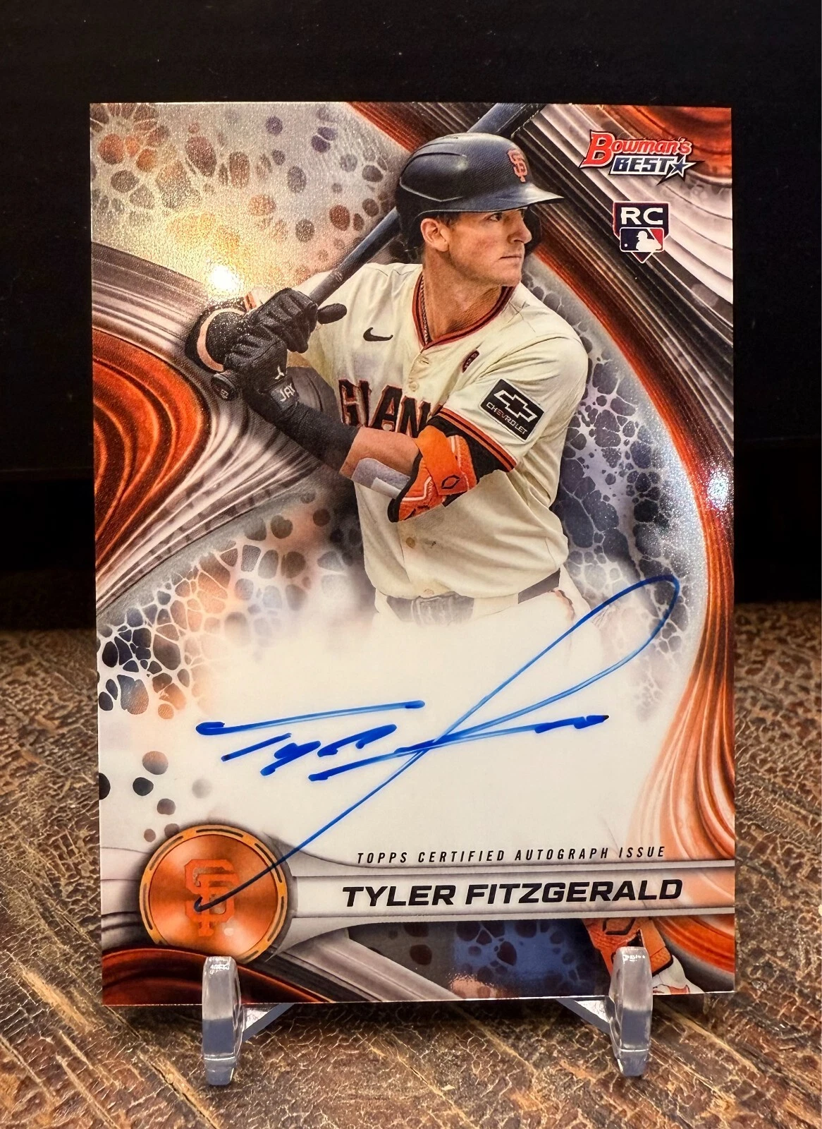 Tyler Fitzgerald trading card