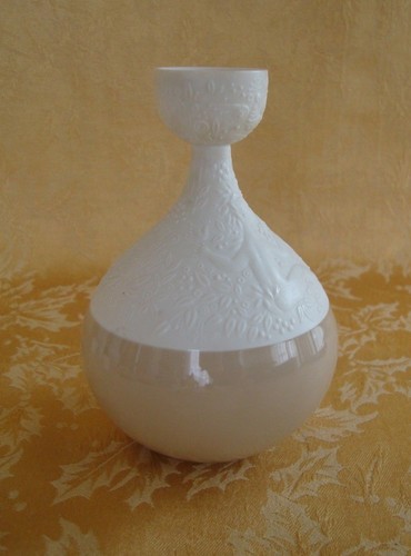 Candelabro Rosenthal Studio Line Magoc Flauta Blanco y Beige de Bjorn Wiinblad - Imagen 6 de 9