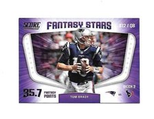 2018 Panini    Football #6 Tom Brady Fantasy Stars