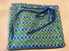 Vintage 1970 s SASHA Original Wrap Skirt NEWPORT RI Preppy green blue POCKETS
