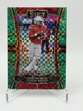 23 Panini Select Justin Fields Xfractor Prizm