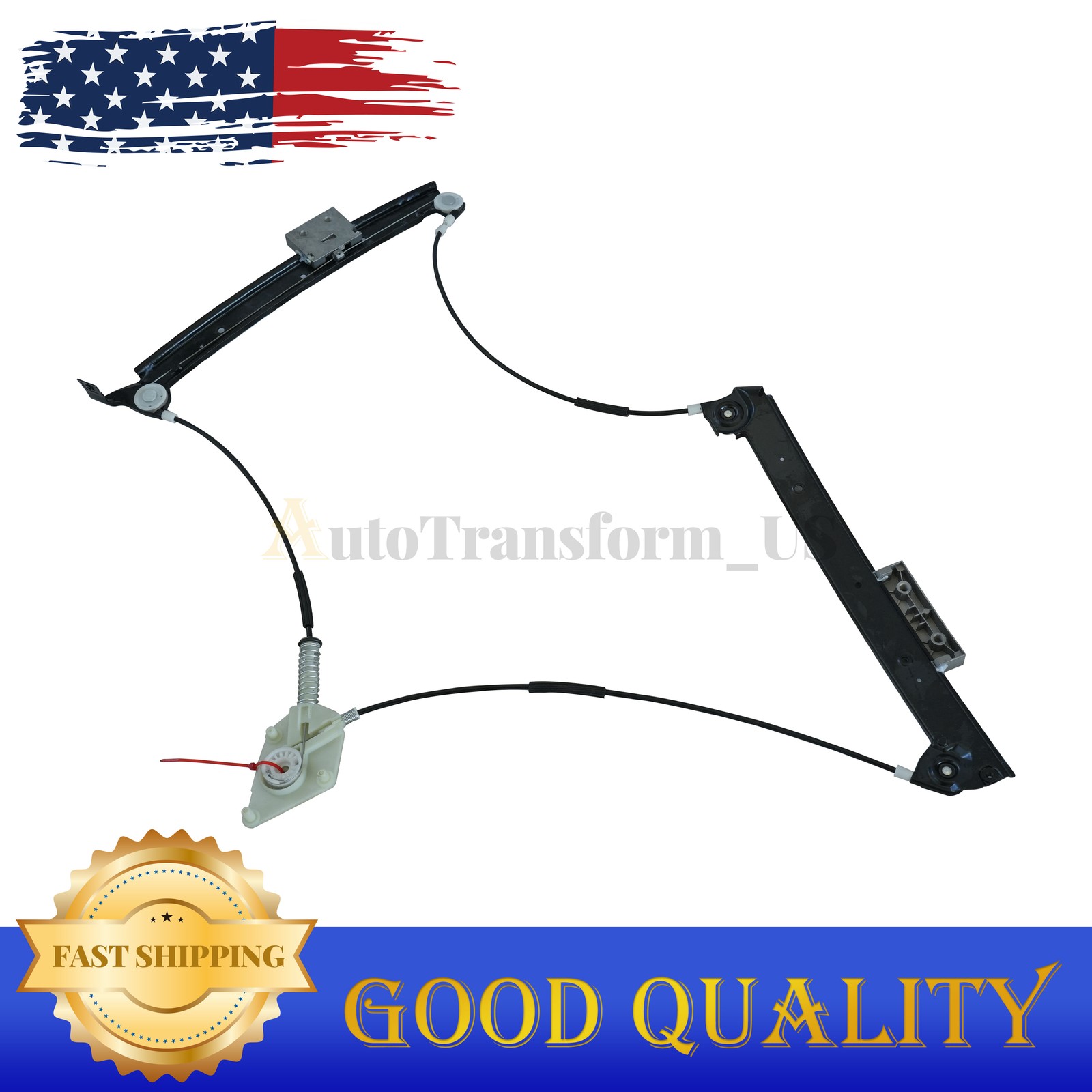 For 04-18 Bentley Continental GT Coupe 3W0837401J Front Left Window Regulator US