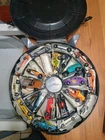 Vintage Hot Wheels Lot Of 22 In Super Rally Case By Mattel