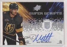 2021-22 SPx Superscripts Max Pacioretty #SS-MP Auto 0gn4