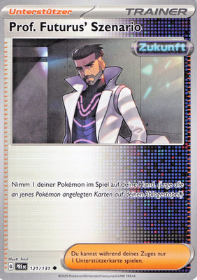Prof. Futurus Szenario 121/131 PRE  NM  DE  Playset Pokemon 171/182 PAR