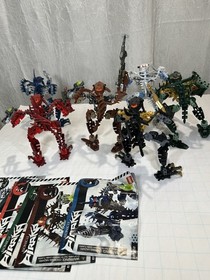 LEGO BIONICLE All 6 Piraka w/ Canisters and Manuals