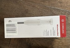 KitchenAid Cordless Hand Blender White Battery Variable Speed KHBBV53WH