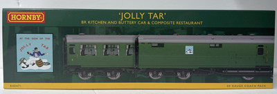 Hornby R40471 BR Kitchen Buttery Car & Comp. Restaurant - Jolly Tar 7834 2-Pack