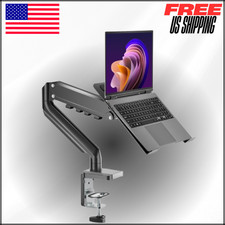 Laptop Desk Mount WSpring Arm Monitor Stand for 12-17" Notebook  13-32" Screen