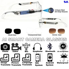 Smart glasses video open Ear Audio for Daily Life Recording