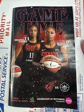 August 26, 2025 Indiana Fever Gametime Program Magazine  Caitlin Clark