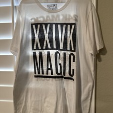 Bruno Mars Official 24K Magic World Tour Shirt Men XL White 2018 Band Shirt Tee