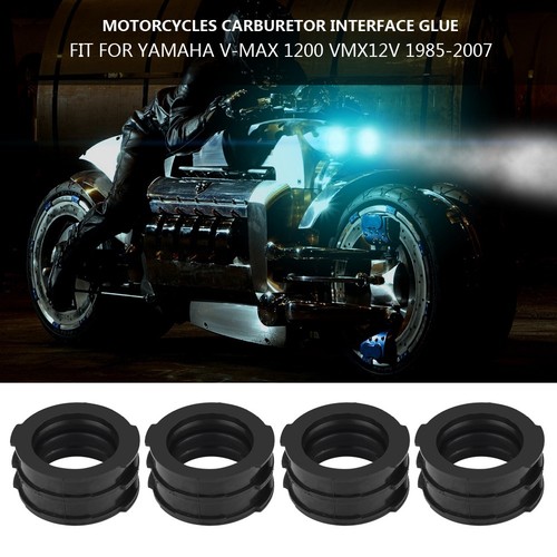 Ι 4x Carburetor Carb Intake Manifold Boots Joint For V MAX 1200 VMX12V 1985-2007 - Picture 11 of 12