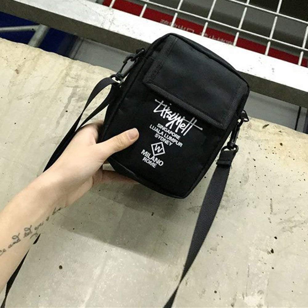 Multifunction Bag Zipper Closure Storage Bag Waist Pack Mobile Phone Bag Black image 6