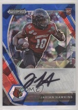 2021 Panini Prizm Draft Picks Blue Ice 34/75 Javian Hawkins #DPA-JAH Auto 0eo6