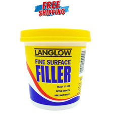 Langlow Quick Dry Fine Surface Filler - Brilliant White, Easy Sand, 600Gm - Idea