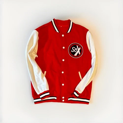 Social Experiment SOX Varsity Jacket Red White Sz XL Chance The Rapper Rare image 2