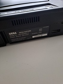 Sega Saturn Mk2 Console Controller Leads And Doom Game