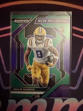 2024 Panini Prizm Draft Picks New Recruits Malik Nabers #NR-MNS Green Prizm LSU