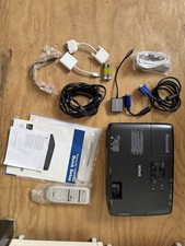 Epson PowerLite 1730W 3LCD WXGA 3000lm Projector H271A w/ Remote Cables