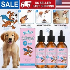 Collagen For Dogs And Pets 60Ml | Liquid Dog Collagen Supplement With Biotin