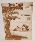 VINTAGE SHEET MUSIC GONE WITH THE WIND MOVIE GWTW TARA'S THEME VIVIEN LEIGH