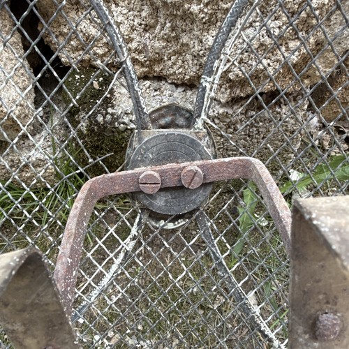 Antik Vintage Messing Herz verziert Feuerschutz, 20" x 15" x 4,5", verzierte Mitte - Bild 12 von 12