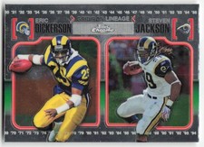2010 Topps Chrome #CGL-DJ Eric Dickerson / Steven Jackson Gridiron Lineage