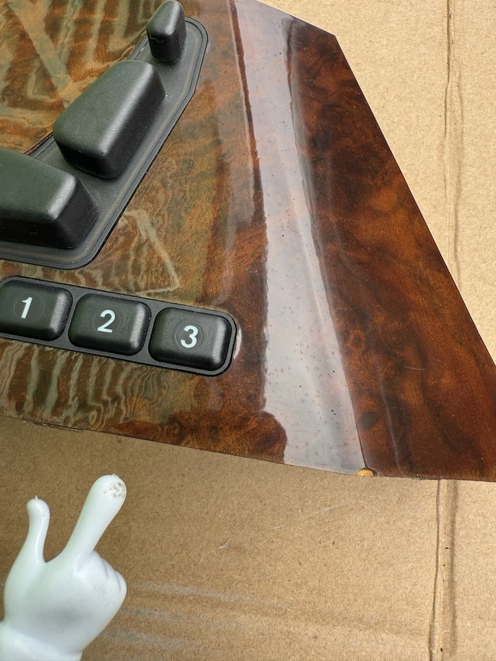 90-95 Mercedes R129 300SL SL500 Right Side Seat Switch Control Door Panel Trim - Image 3 of 4
