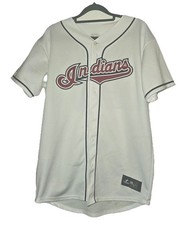 Cleveland Indians Baseball Jersey Mens L MLB Baseball Grady Sizemore Majestic