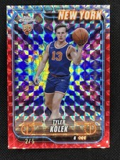 2024-25 Topps Chrome Tyler Kolek Geometric Red /5 Rookie #167 RC