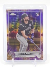 RYAN VILADE 2022 TOPPS CHROME SONIC ROOKIE PURPLE YELLOW PULSE /299 Q3478