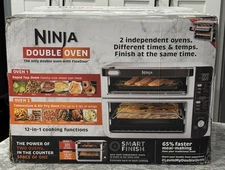 Ninja 12-in-1 Double Oven with FlexDoor DCT401 - Stainless Steel/Black BRAND NEW