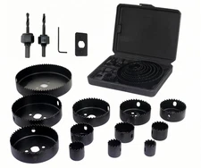 17PC Hole Saw Kit with 3/4"-5" (19-127Mm) Metal Circle Cutter, Drill Bits, Mandr