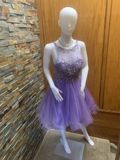 Juliet Small Purple Babydoll Prom Dress