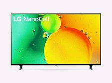 LG NanoCell 55in QLED 4K (2160p) Flat Screen TV Black w/ Stand Legs