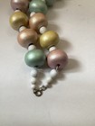 Necklace Vtg Retro 80s Fun Chunky Preppy Pearlescent Pastel Bubblehead Beads — photo 4