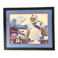 Stevie Johnson Signed Happy New Year 16x20 Photo with 