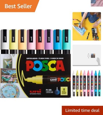 Versatile 8 Soft Tone Medium Paint Markers - Perfect for Every Creative Endeavor