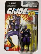 GI JOE CON 2012 CLUB FSS 1.0 4 inch - COBRA DICE NINJA COMMANDO - NEW