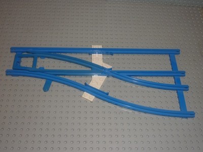 Kreuzungsschiene Lego Zug Gleis 4,5V Weichenpunkt links mit weißen Krawatten x879cx1