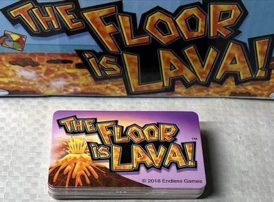 The Floor Is Lava Challenge Cards Lot 24 Replacement Cards Endless Games